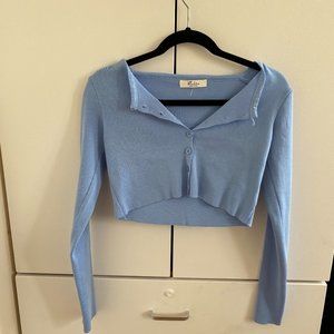 Knit Sweater Crop Top